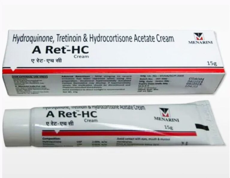 A Ret HC Cream 15 Gm Hydroquinone 2 Tretinoin 0 05